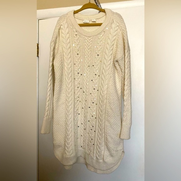 GAP Kids Cream Sweater Dress Size S (6-7) - Picture 1 of 7